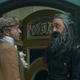 Rhys Darby as Stede Bonnet and Taika Waititi as Blackbeard in Our Flag Means Death.